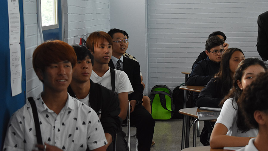 Visita de alumnos de la universidad de Nanzan