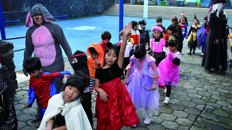 Celebración día de muertos y Halloween